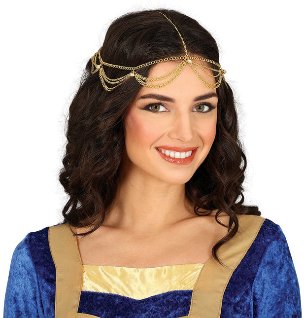 Gouden Tiara van Fiestas Guirca koop je bij Partywinkel