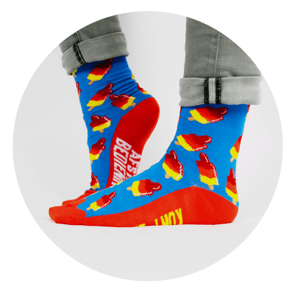 Grappige Sokken Afstandsbediening 1 paar van Paper Dreams koop je bij Partywinkel