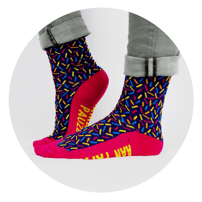 Grappige Sokken Mama Heeft Pauze 1 paar van Paper Dreams koop je bij Partywinkel