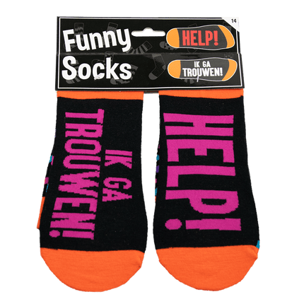 Grappige Sokken Trouwen 1 paar van Paper Dreams koop je bij Partywinkel