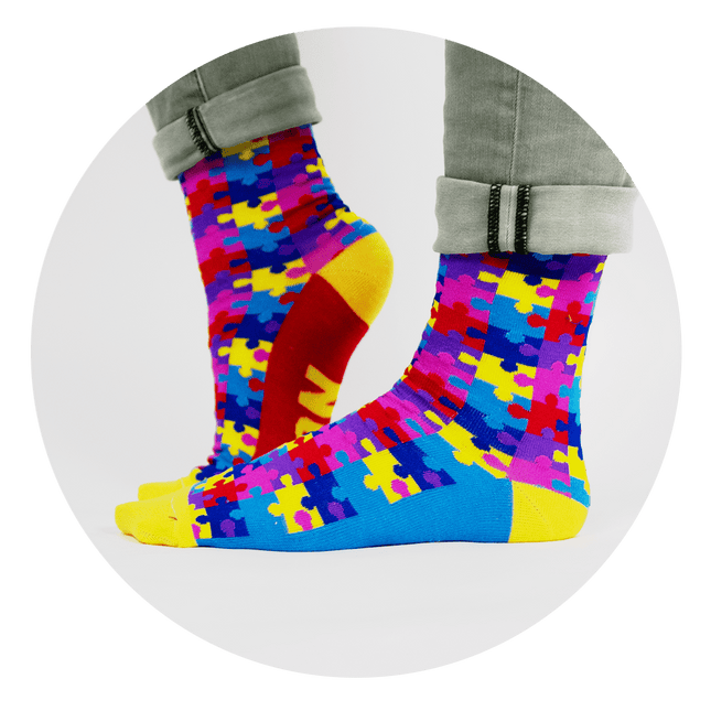 Grappige Sokken Yes! No! 1 paar van Paper Dreams koop je bij Partywinkel