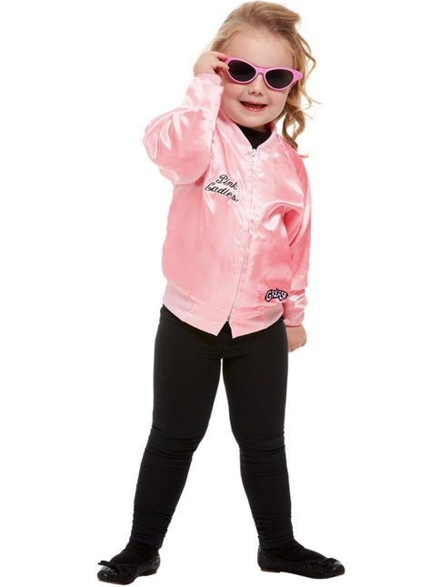 Grease Jas Roze Meisje Pink Ladies van Smiffys koop je bij Partywinkel
