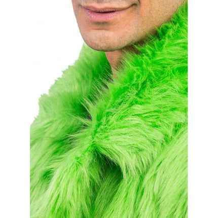 Grön fuskpäls - Unisex