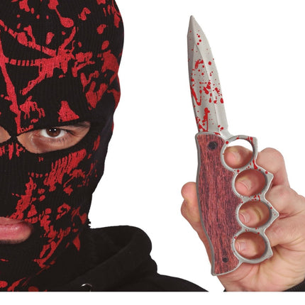 Grijze Nep Mes Amerikaans 20cm van Fiestas Guirca koop je bij Partywinkel