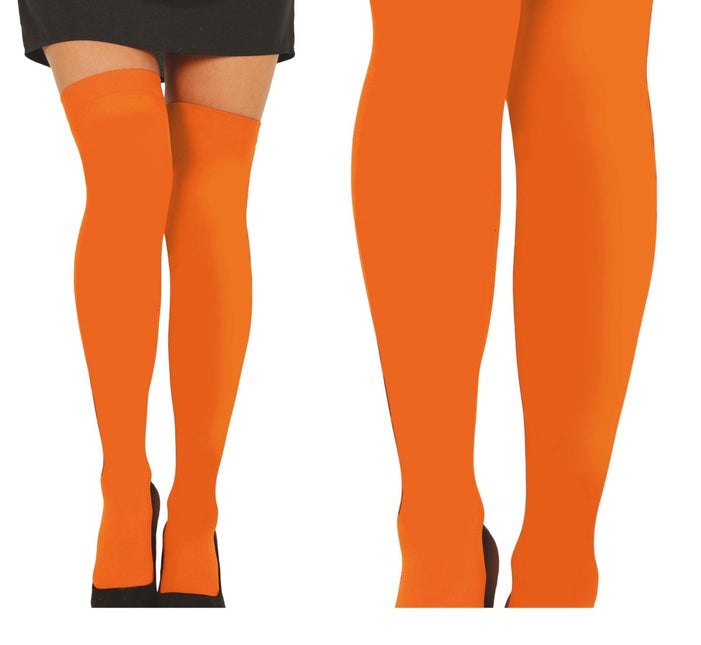 Groen Oranje Kousen Oranje van Fiestas Guirca koop je bij Partywinkel