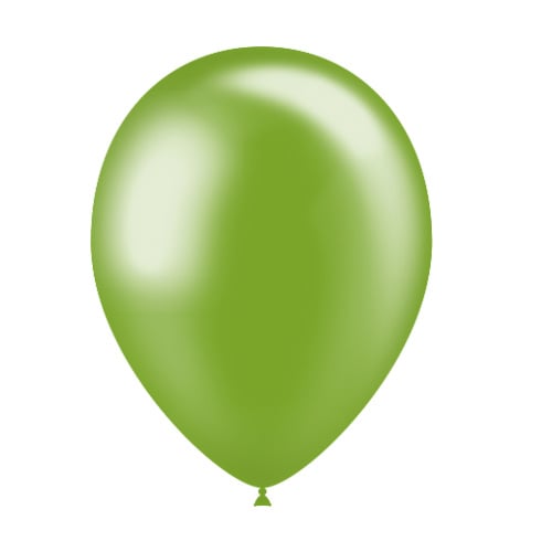 Groene Ballonnen Metallic 25cm 10st van Balloonia koop je bij Partywinkel