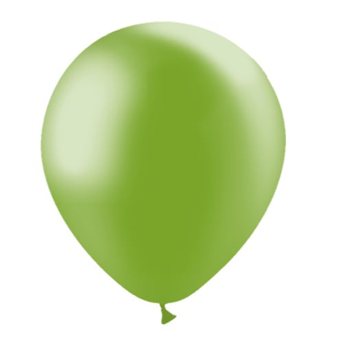 Groene Ballonnen Metallic 30cm 50st van Balloonia koop je bij Partywinkel