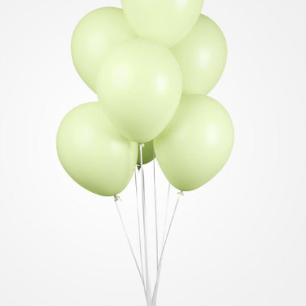 Groene Ballonnen Pastel Macaron 30cm 25st van WeFiesta koop je bij Partywinkel