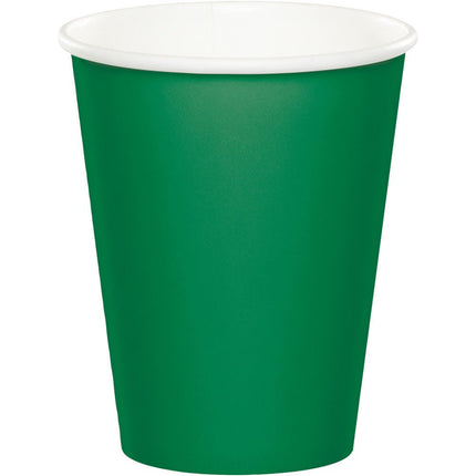 Groene Bekers 256ml 24st van Creative Converting koop je bij Partywinkel