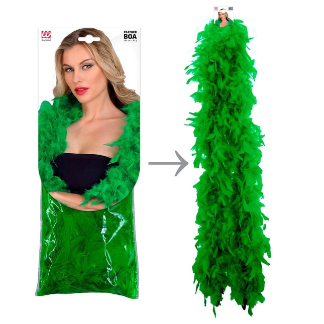 Groene Boa 1,8m van Widmann koop je bij Partywinkel