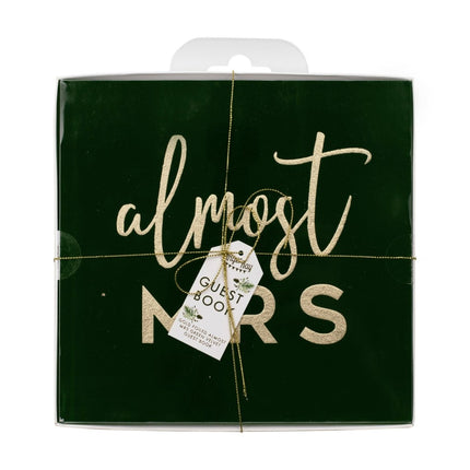 Groene Gastenboek Velvet 21cm van Ginger Ray koop je bij Partywinkel