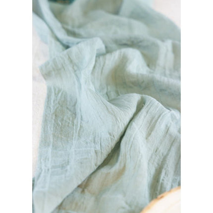 Groene Tafelloper Chiffon 3m van CHAKS koop je bij Partywinkel