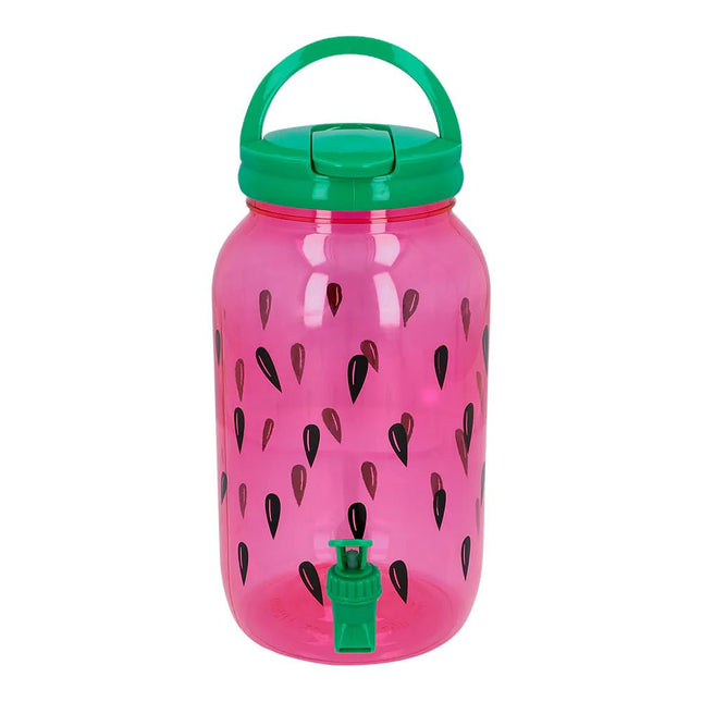 Groen/Roze Drankdispenser Watermeloen Met Kraantje 3,8l van Boland koop je bij Partywinkel