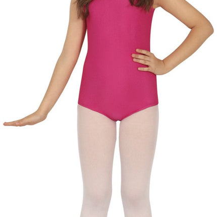 Gympakje Fuchsia Meisje Mouwloos van Fiestas Guirca koop je bij Partywinkel
