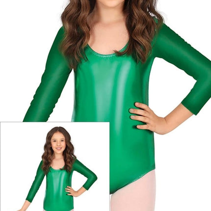 Gympakje Groen Meisje Metallic van Fiestas Guirca koop je bij Partywinkel