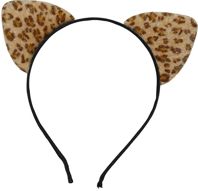 Haarband Luipaard Bruin/geel van Fiestas Guirca koop je bij Partywinkel