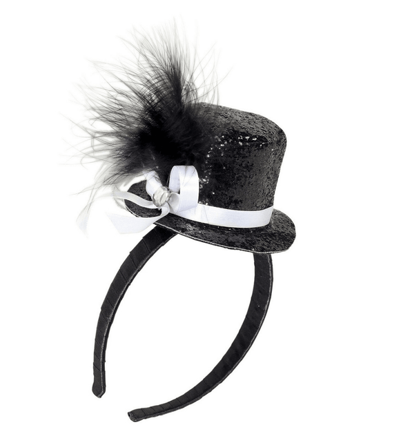 Haarband Mini Heksenhoed Zwart van Widmann koop je bij Partywinkel