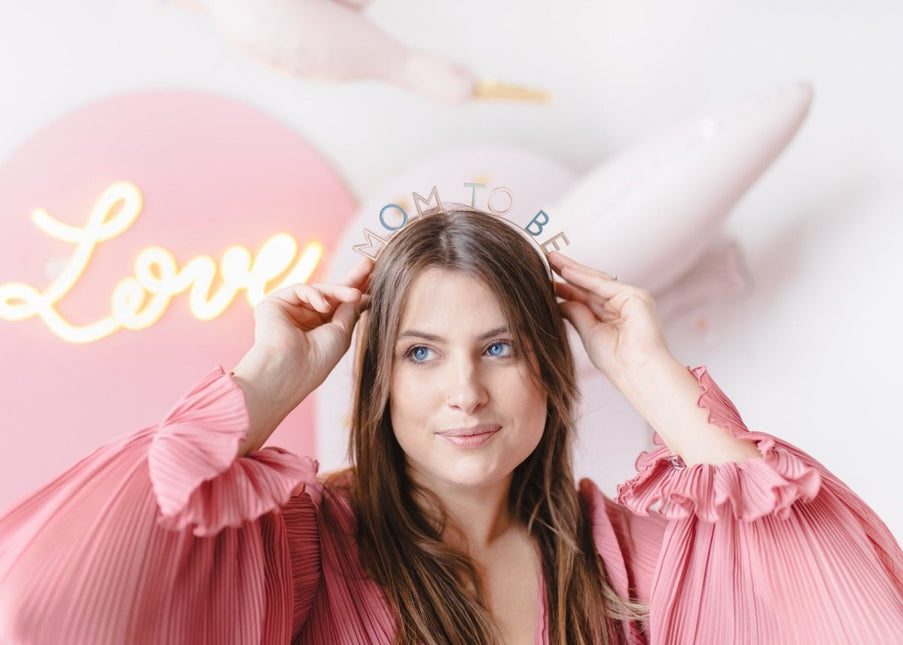 Haarband Mom To Be van Partydeco koop je bij Partywinkel