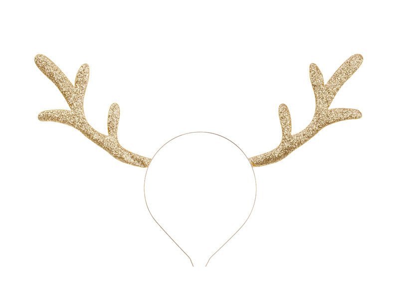 Haarband Rendier Goud 34,5cm van Partydeco koop je bij Partywinkel