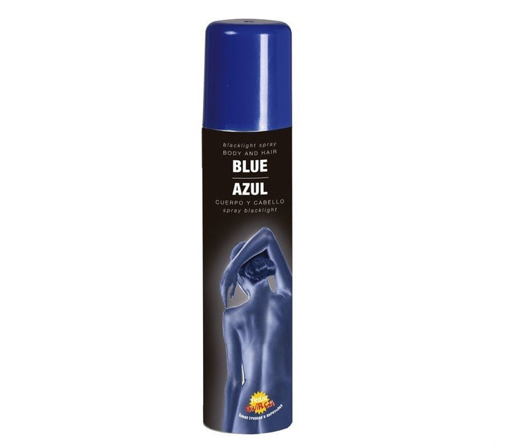 Hair and Body Spray UV Blauw 75ml van Fiestas Guirca koop je bij Partywinkel