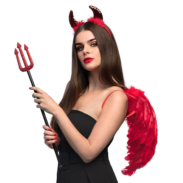 Halloween Accessoireset Dames Duivel 3 delig van Boland koop je bij Partywinkel