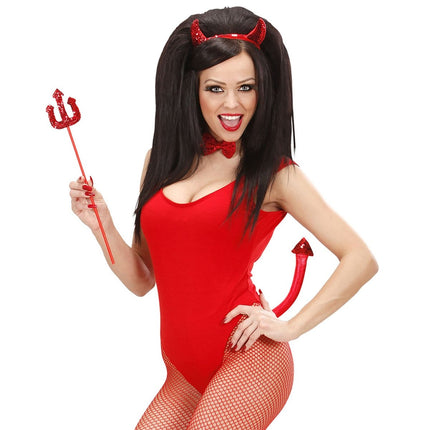 Halloween Accessoireset Duivel 4 delig van Widmann koop je bij Partywinkel