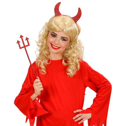 Halloween Accessoireset Rood 2 delig van Widmann koop je bij Partywinkel