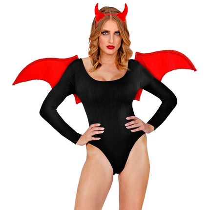 Halloween Accessoireset Rood Duivel 2 delig van Widmann koop je bij Partywinkel