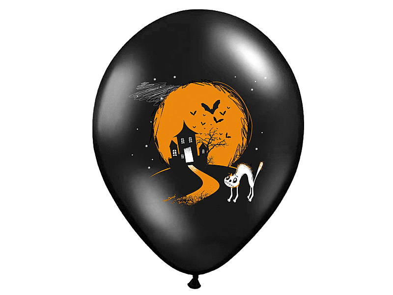 Halloween Ballonnen Boo! 30cm 6st van Partydeco koop je bij Partywinkel