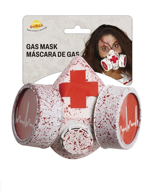 Halloween Bloederig Gasmasker van Fiestas Guirca koop je bij Partywinkel