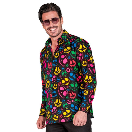 Halloween Blouse Heren Geesten van Widmann koop je bij Partywinkel