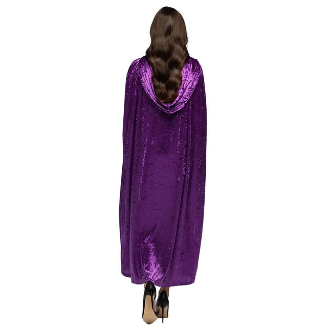 Halloween Cape Paars 1,7m van Boland koop je bij Partywinkel
