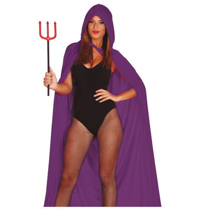 Halloween Cape Paars Dames 1,3m van Fiestas Guirca koop je bij Partywinkel
