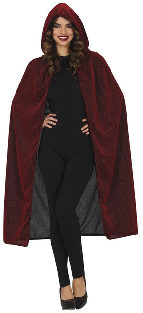 Halloween Cape Rood 1,10m van Fiestas Guirca koop je bij Partywinkel