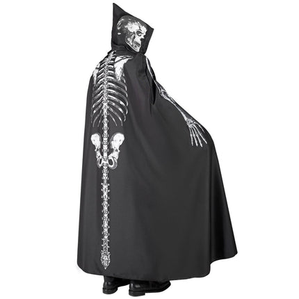 Halloween Cape Skelet 1,5m van Widmann koop je bij Partywinkel
