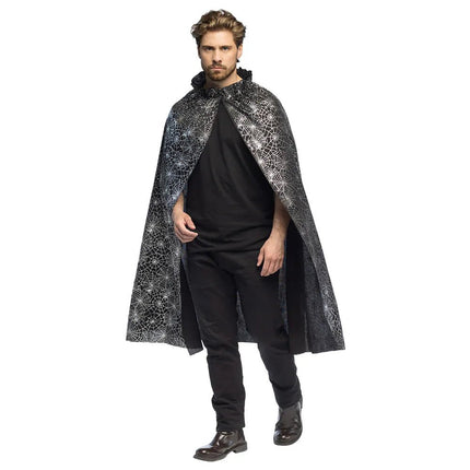 Halloween Cape Spinnenweb van Boland koop je bij Partywinkel