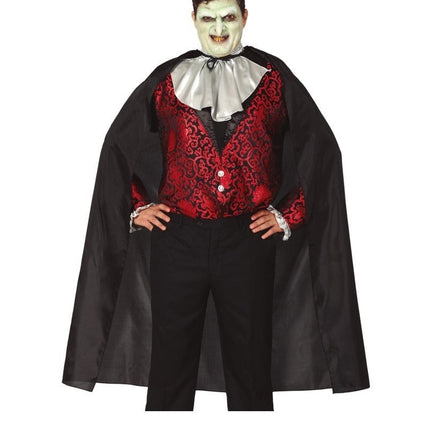 Halloween Cape Zwart 130cm van Fiestas Guirca koop je bij Partywinkel