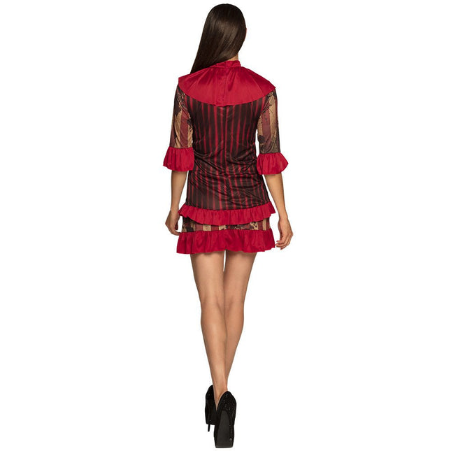 Halloween Clown Kostuum Rood Dames van Boland koop je bij Partywinkel
