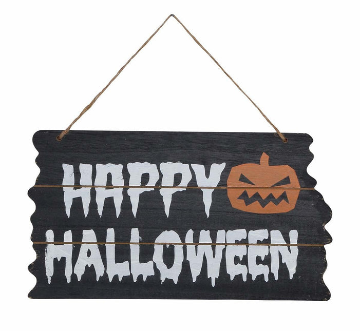 Halloween Deurbord Happy Halloween 34cm van Fiestas Guirca koop je bij Partywinkel