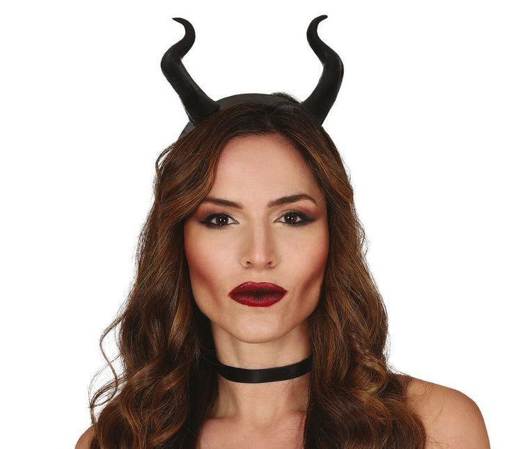 Halloween Duivel Hoorns Zwart van Fiestas Guirca koop je bij Partywinkel