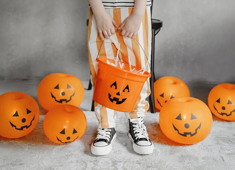 Halloween Emmer Oranje Pompoen 20,5cm van Partydeco koop je bij Partywinkel