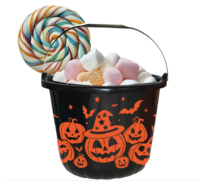 Halloween Emmer Pompoenen 18cm van Fiestas Guirca koop je bij Partywinkel