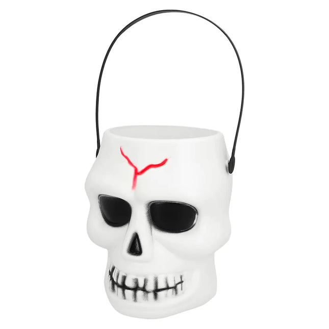 Halloween Emmer Schedel 16cm van Boland koop je bij Partywinkel