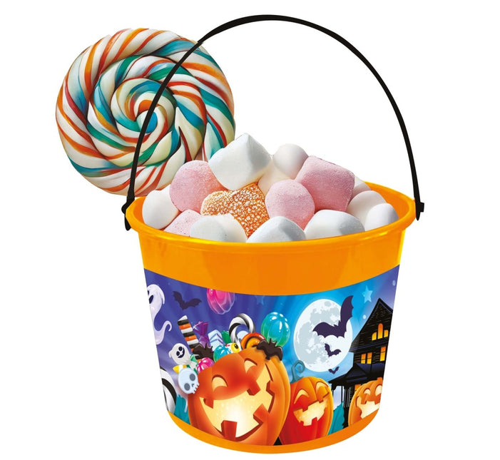 Halloween Emmer Voor Snoep Emmer van Fiestas Guirca koop je bij Partywinkel