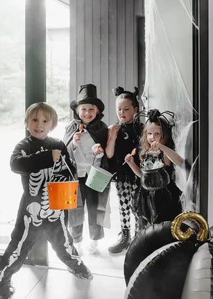 Halloween Emmer Zwart Ketel 18cm van Partydeco koop je bij Partywinkel