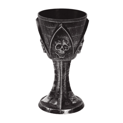 Halloween Glas Schedel 19cm van Fiestas Guirca koop je bij Partywinkel