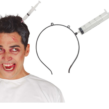 Halloween Haarband Injectiespuit van Fiestas Guirca koop je bij Partywinkel