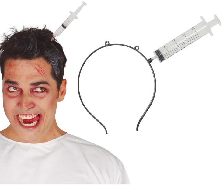 Halloween Haarband Injectiespuit van Fiestas Guirca koop je bij Partywinkel