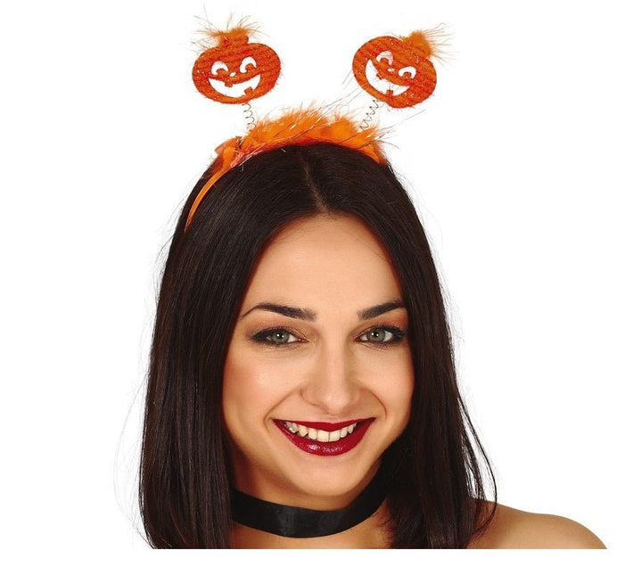 Halloween Haarband Pompoen van Fiestas Guirca koop je bij Partywinkel