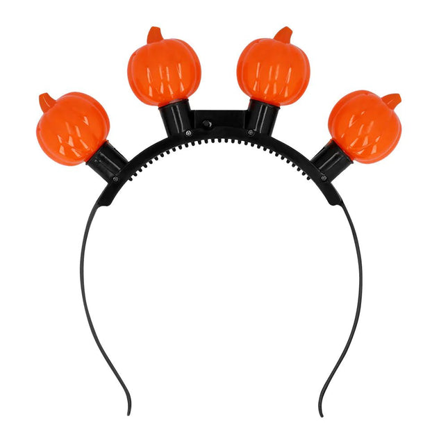Halloween Haarband Pompoen Led van Boland koop je bij Partywinkel